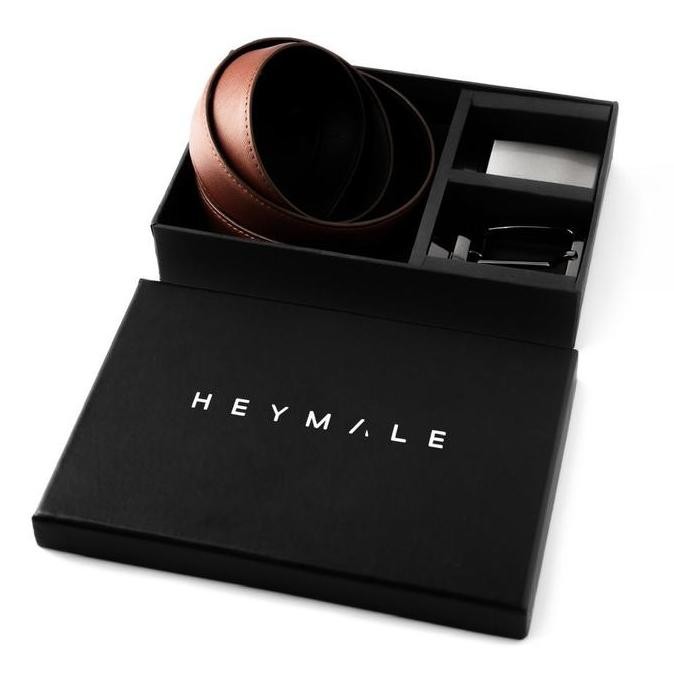 Heymale Reversible Belt Bundling Package Ikat Pinggang Pria