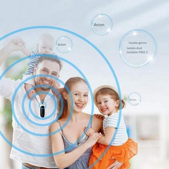 AIR PURIFIER NECKLACE MINI FRESHENER IONIZER KALUNG ION