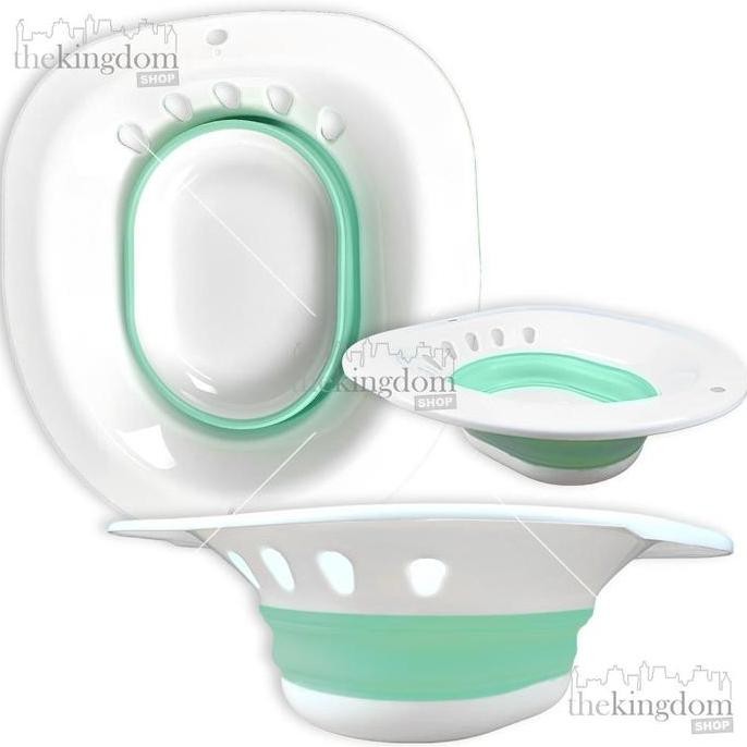 

Sitz Bath Baskom Kloset Perawatan Wasir Enema Perineum Duduk Jongkok Ambeyen Ambeien Piles Bowl H24