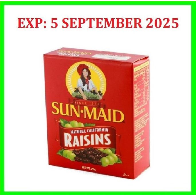 

Ready Sunmaid Raisin California / Raisins Kismis California 250Gr