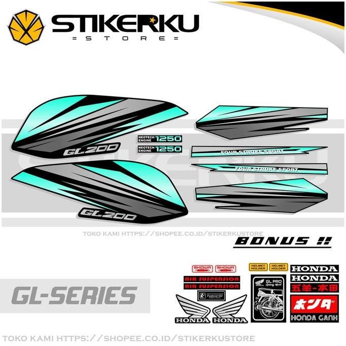 DECAL STRIPING STICKER STIKER VARIASI HONDA GL-PRO GL MAX