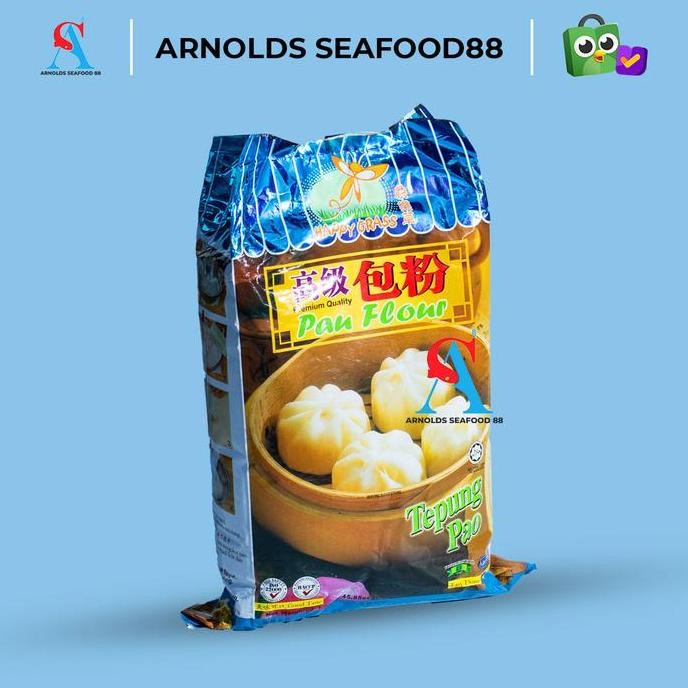 

Grosir Happy Grass Tepung Pao Bakpao 1,3Kg / Instant Flour Premiun Wheat Pau