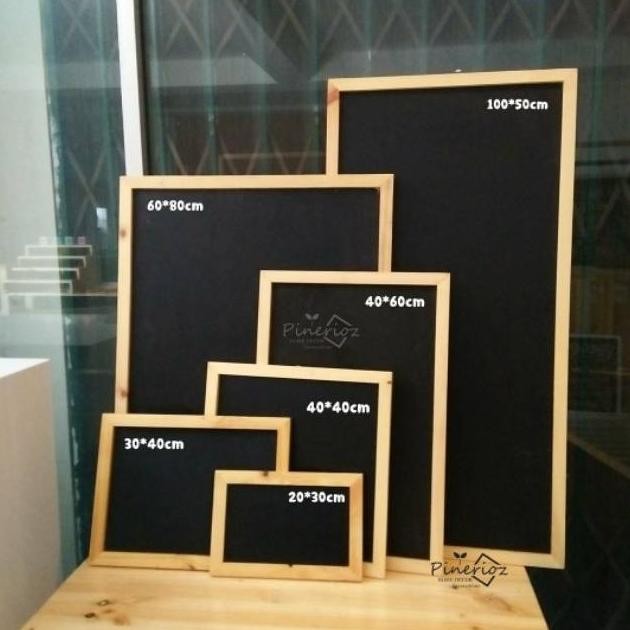 

[PINERIOZ] Papan tulis kapur 30*40cm / Blackboard/ Chalkboard