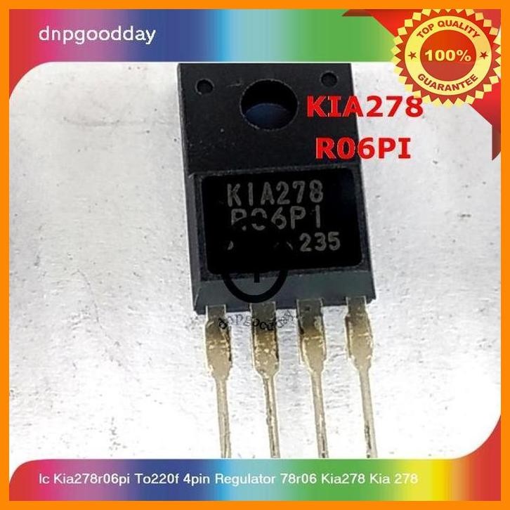 [DNP] IC KIA278R06PI TO220F 4PIN REGULATOR 78R06 KIA278 KIA 278