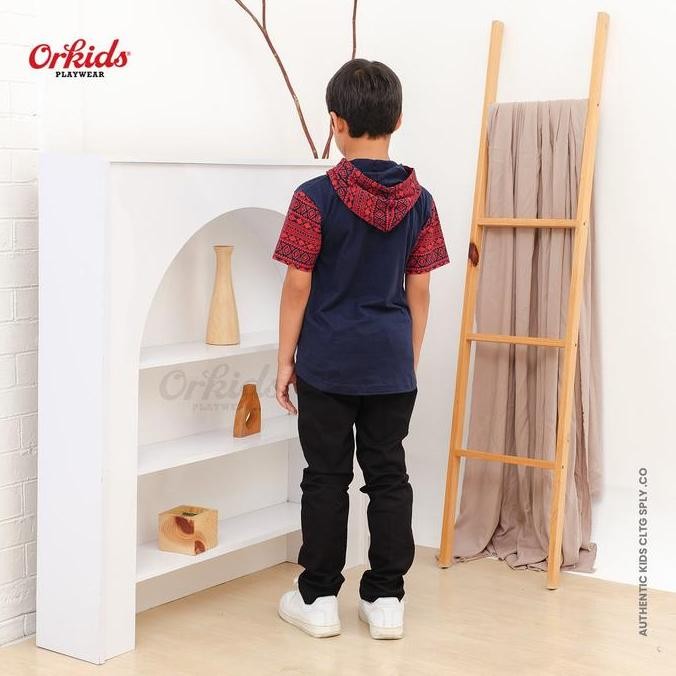 Grosir Orkids Baju Kaos Anak Boha Navy