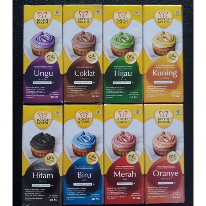 

Pewarna Makanan Koepoe Koepoe Oil Based Food Coloring Minyak 30ml kupu kupu