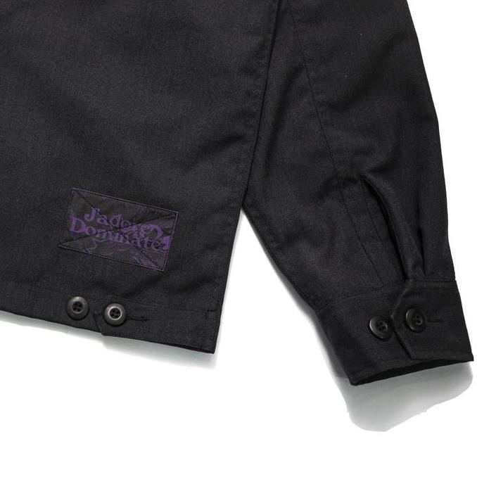 Sale Dominate - Zip Worker Jacket Black