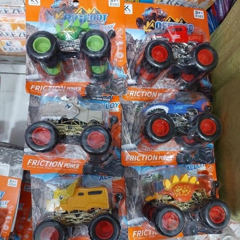 Viral Promo Monster Truck Alloy Bigfoot Friction Power Bigfoot Off Road Series Material Monster Truc