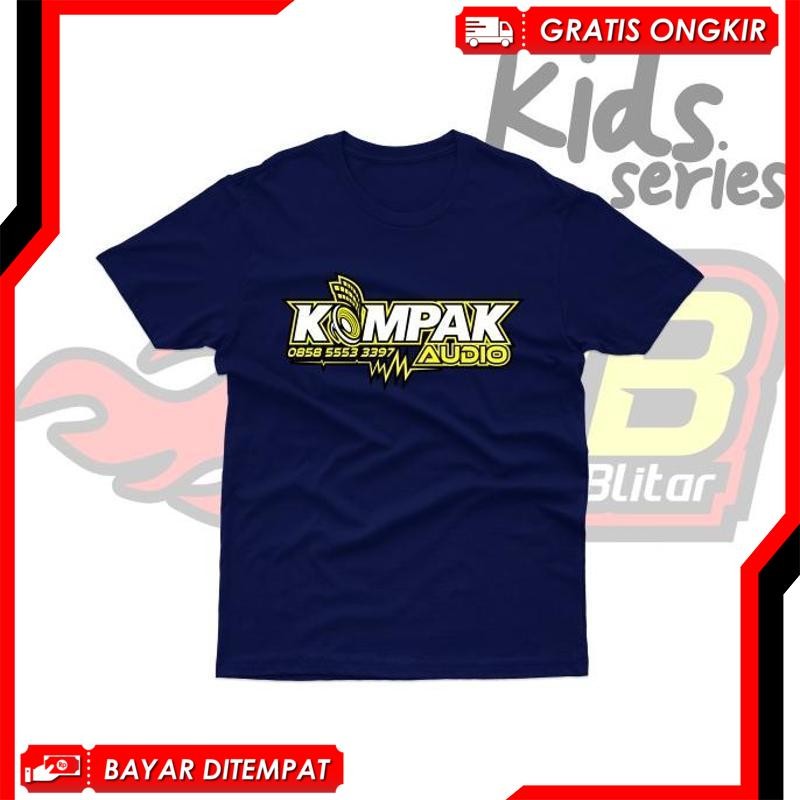 [Desain Baru] Baju Kaos Viral Anak Kompak Audio Katun Cotton Combed 30S Premium Distro Fashion Fu59