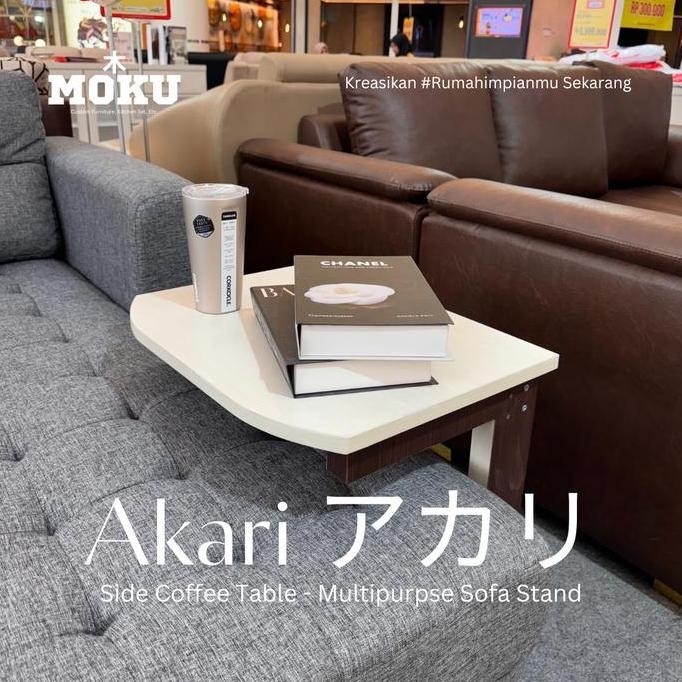 

Terlaris Meja Sudut Sofa - Meja Sofa - Coffee Table - Meja Laptop - Laptop Stand - Sct Akari - Moku