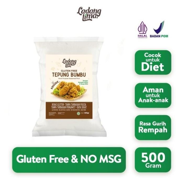

Terlaris Ladang Lima Tepung Bumbu Sehat Serbaguna 500Gr