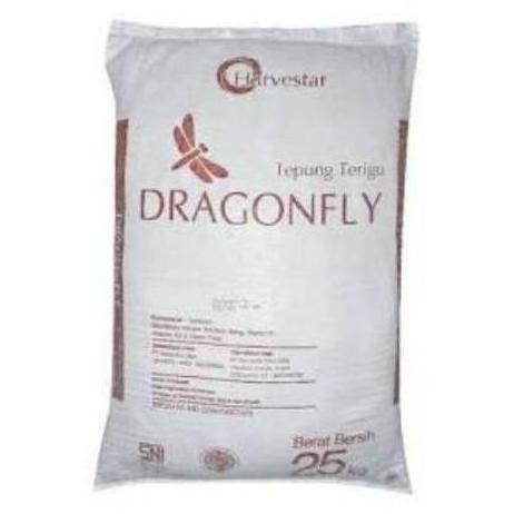

Terlaris Tepung Terigu Dragonfly 25Kg / 25 Kg 1 Karung / Ball