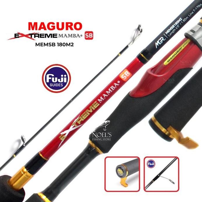 

Terlaris Joran Maguro Extreme Mamba Sb Full Fuji 150 165 180 Galatama Spinning