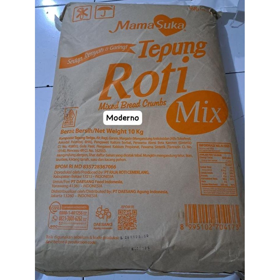 

Terlaris Tepung Roti Mix 10 Kg - Mamasuka