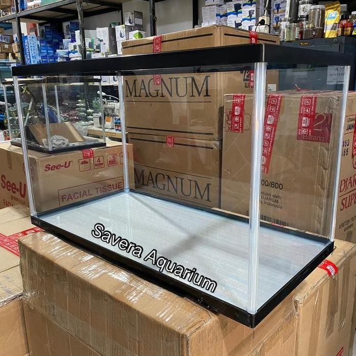 Terlaris Gex 60 Cm Hitam / 60X30X35 Cm / Aquarium Ikan / Tempat Ikan