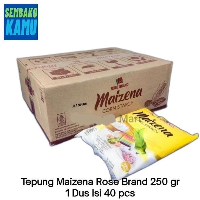 

Terlaris Tepung Maizena Rose Brand 250 Gr - 1 Dus Isi 40 Pcs
