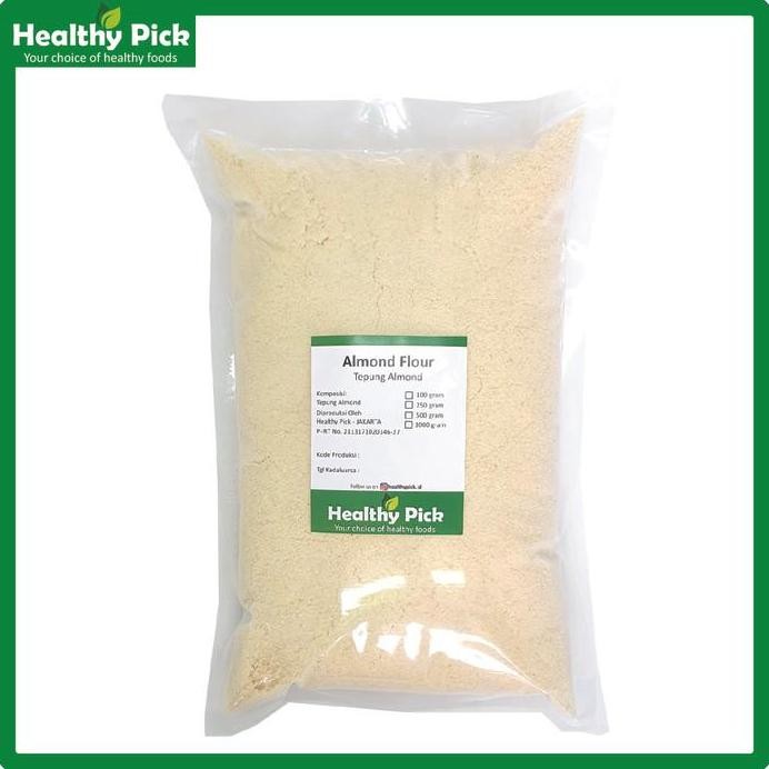 

Terlaris Tepung Almond Bubuk 500 Gram Almond Flour Keto
