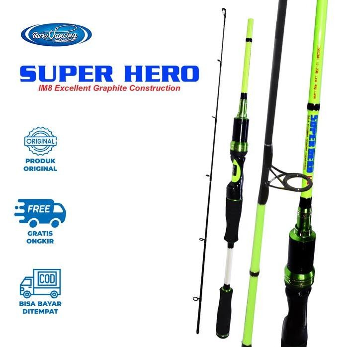 

Terlaris Joran Spinning Tornado Super Hero Im8 Graphite Carbon Hollow Japan