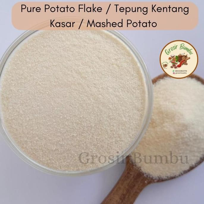 

Terlaris Pure Potato Flake 1Kg / Tepung Kentang Kasar