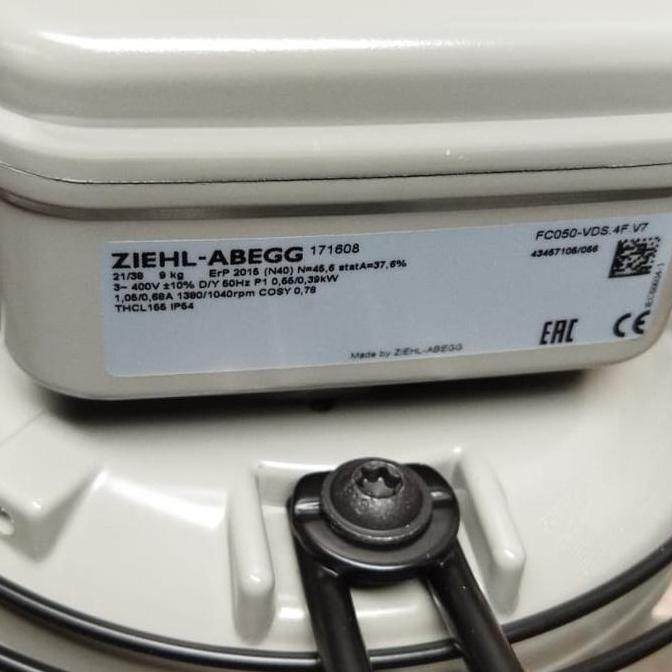 Ziehl Abegg Fc050-Vds.... Axial Fan