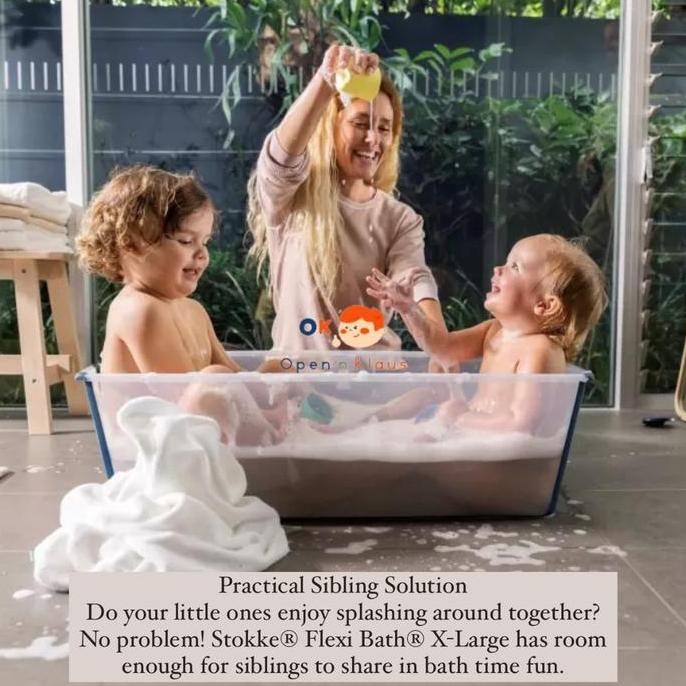 TERBARU - Stokke Flexi Bath foldable baby bath tub size Extra Large