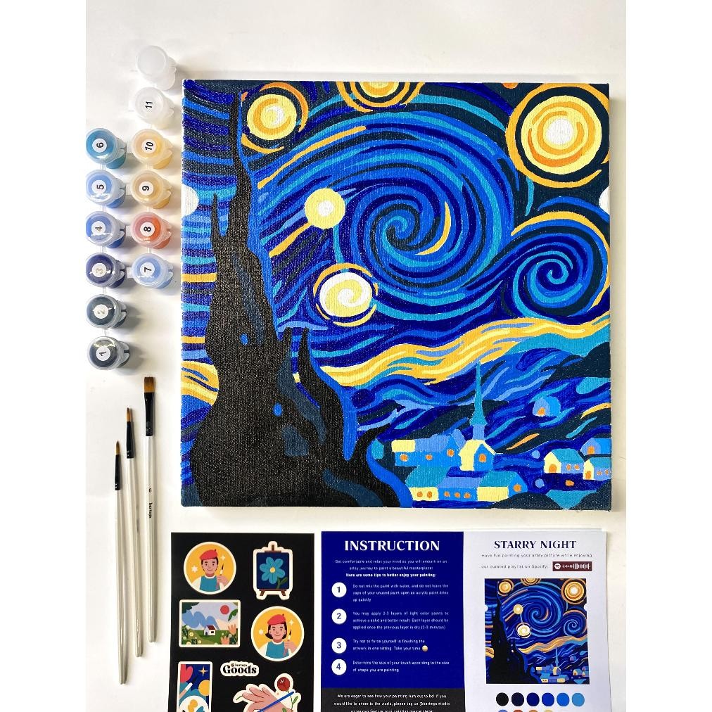 

LINDU Paint By Number - Starry Night