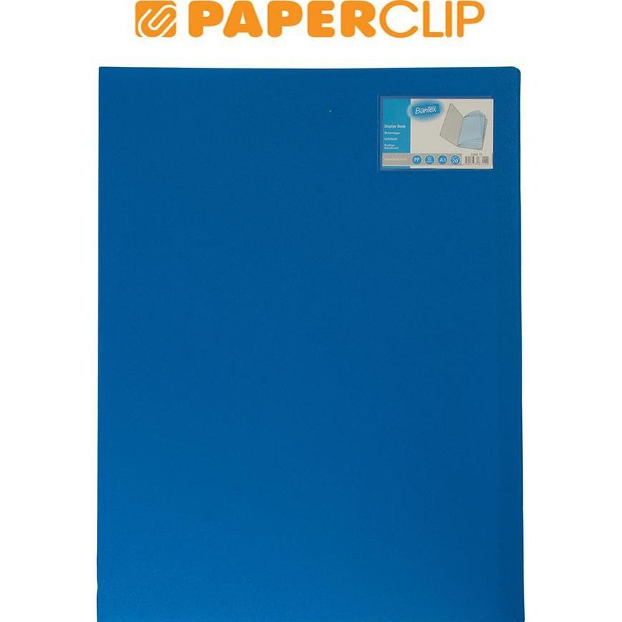

LINDU DISPLAY BOOKS / CLEAR HOLDER BANTEX 3163 A3 20 11 COBALT BLUE