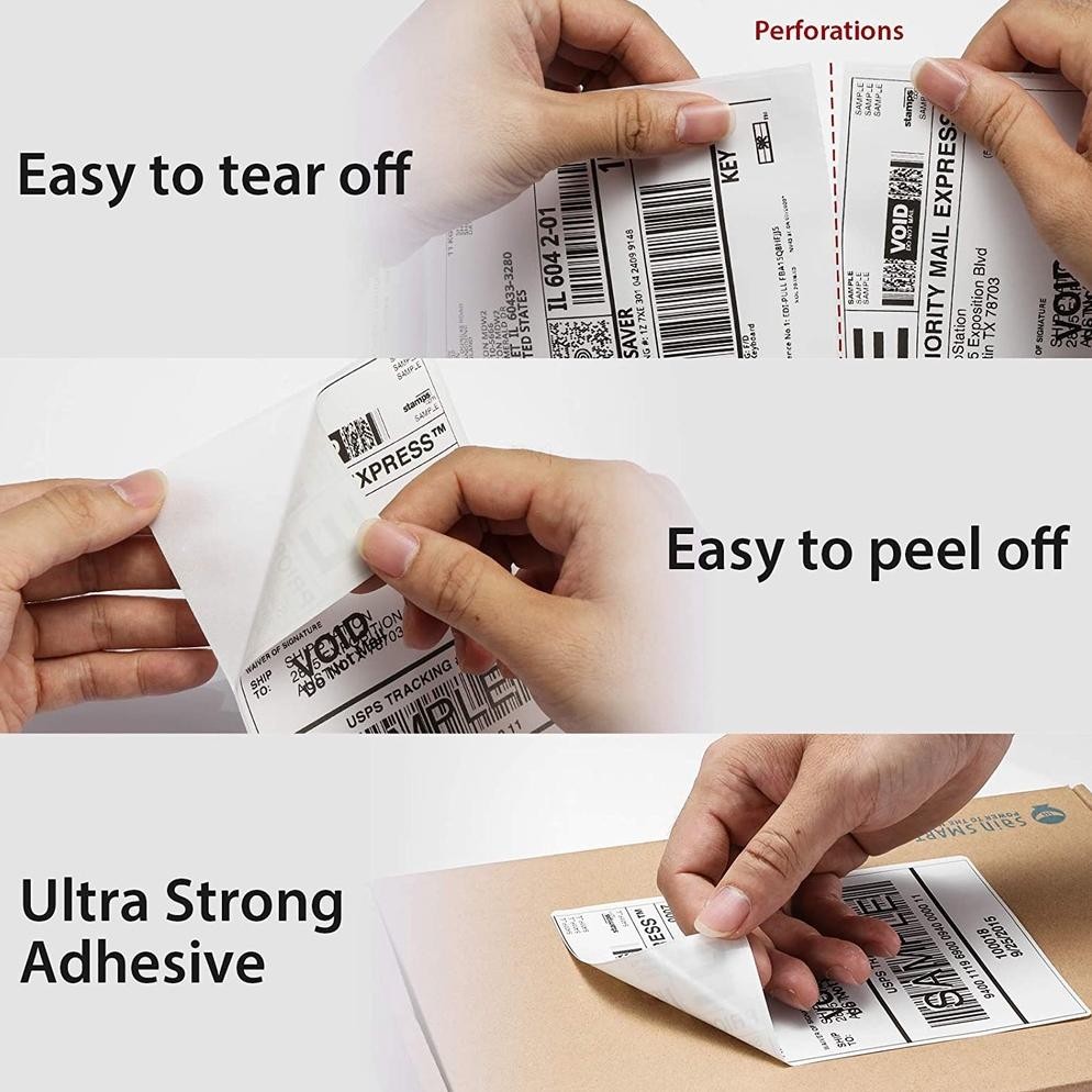 

KA Label Sticker Thermal 100 x 150 Kertas Stiker Barcode 100x150 Ukuran A6