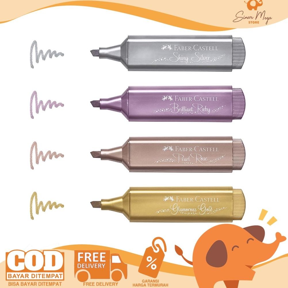 

Super Sale Koe-1116 Xct-2328 Faber Castell Highlighter Textliner 46 Metallic / Penanda Metalik Lucu Unik Murah Metalic Berkualitas Original