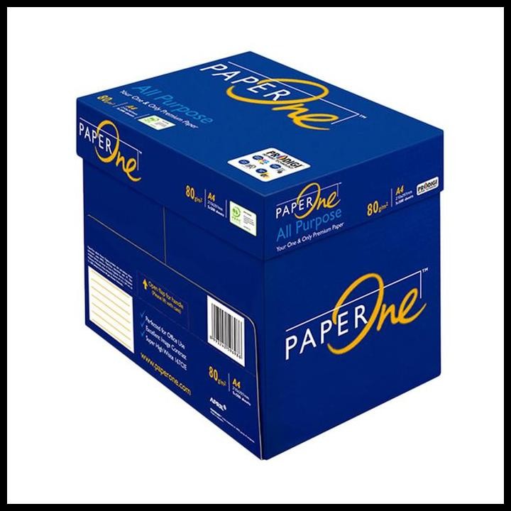 

Terlaris Kertas Hvs Paper One A4 80 Gr Per Dus Good Quality