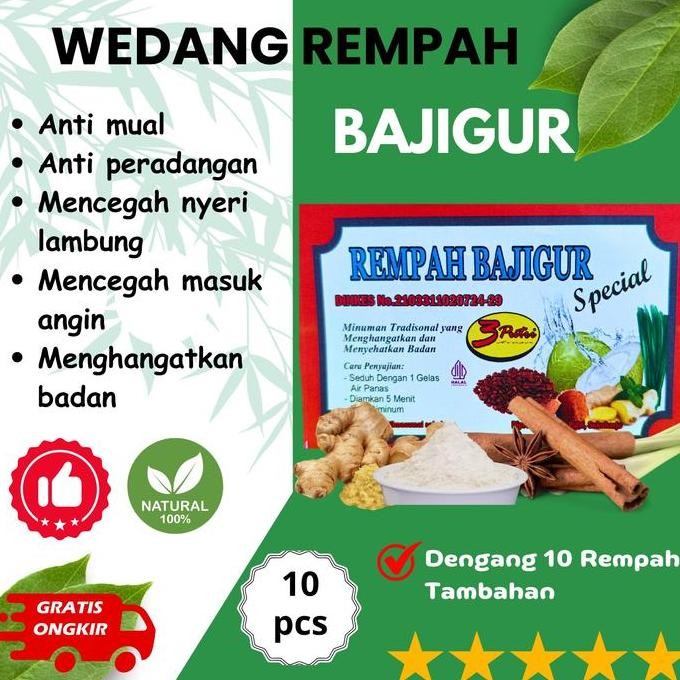 

hanya disini] Rempah Bajigur Spesial Minuman Tradisional Penghangat Badan - Wedang Rempah Bajigur isi 10 pcs