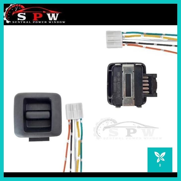 | STP | SAKLAR POWER WINDOW TOYOTA KIJANG KRISTA LENGKAP DENGAN SOKETNYA