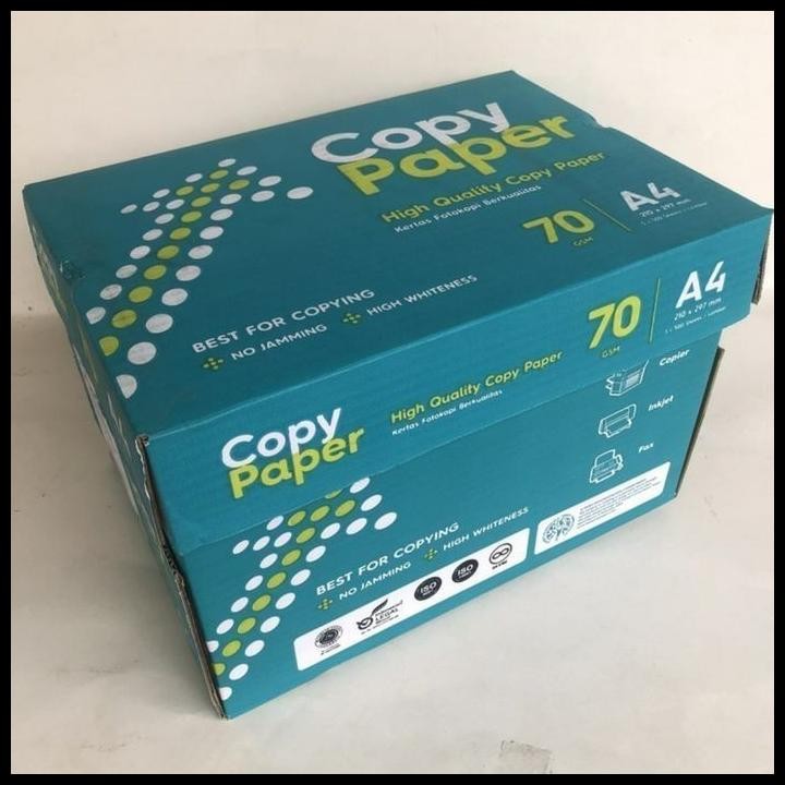 

Terlaris [Grab/Gojek] Kertas Fotocopy Print Hvs A4 Copy Paper 70 G Box Dus Good Quality