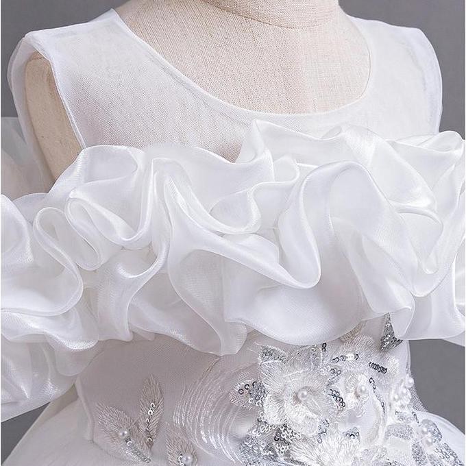 Dress Premium Georgina 3-12 Thn - Gaun Long Pesta Anak Perempuan Princess Terbaru