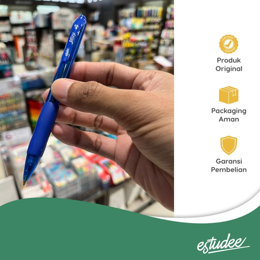 

ESTUDEE MIZU RETRACTABLE PENLV 0.5 BLUE/6 ELV554 PULPEN