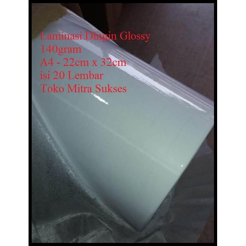 

Terlaris Laminasi Dingin Glossy A4+ Good Quality