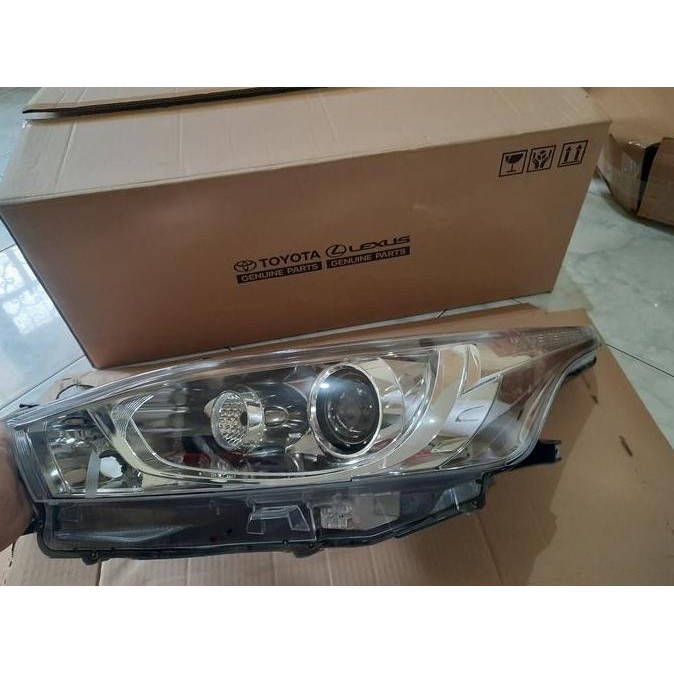 headlamp lampu depan yaris 2014 2015 2016 2017 original