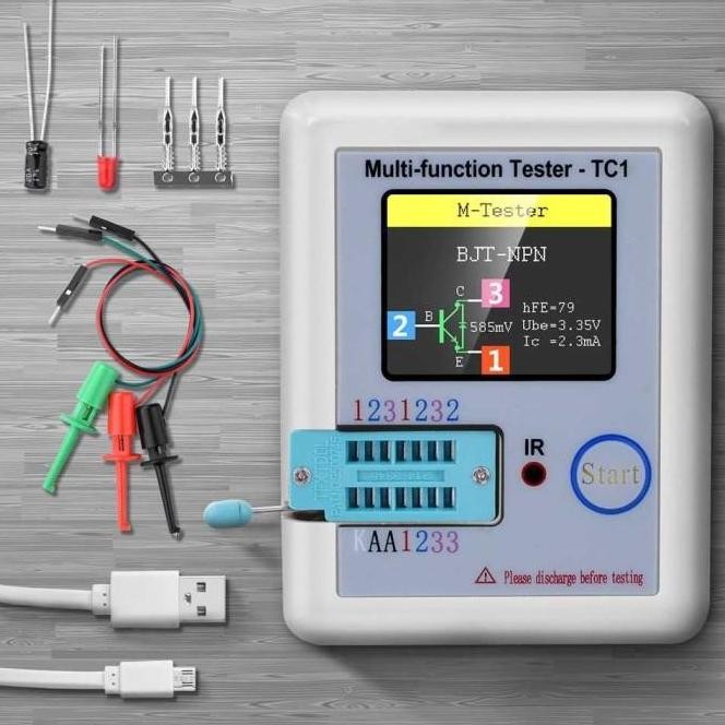 *:*:*:*:*] PROMO Multi-Function Tester TC1 LCR ESR Meter Transistor Zener Kapasitor - P