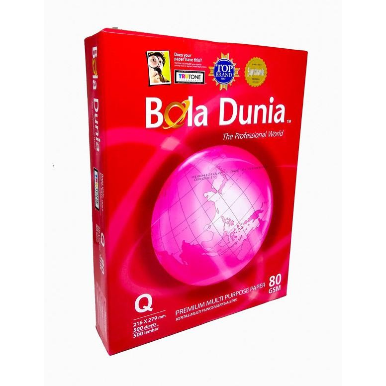 

Bola Dunia - Kertas Hvs Q 80 Gram
