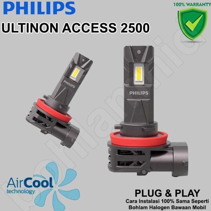 Promo Led Mobil H11 H16 Foglamp Philips Ultinon Access Putih & Kuning 3500K