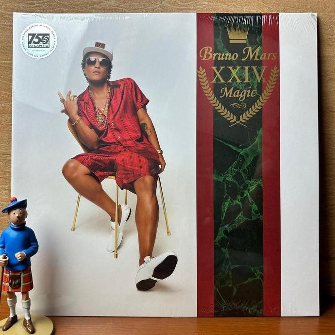 PIRINGAN HITAM / VINYL BRUNO MARS - 24K MAGIC (1LP,CLRD,26340) ORIGINAL DAN TERPERCAYA