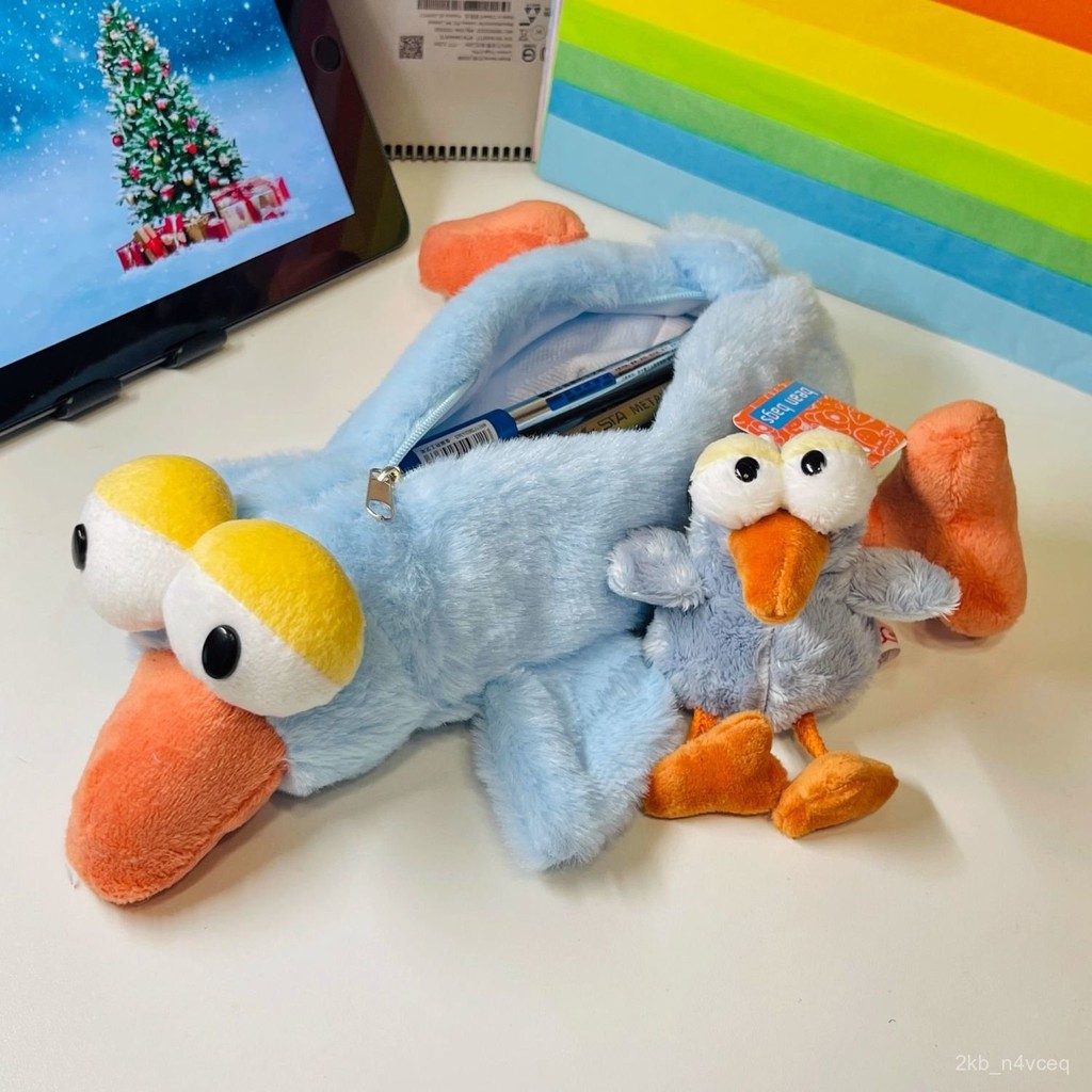 

Stupid Cutie Cute Funny Robin Pencil Case Plush Doll Korean Cartoon Niche Japanese Style All-Matching Internet Celebrity Minimalist XC7Z