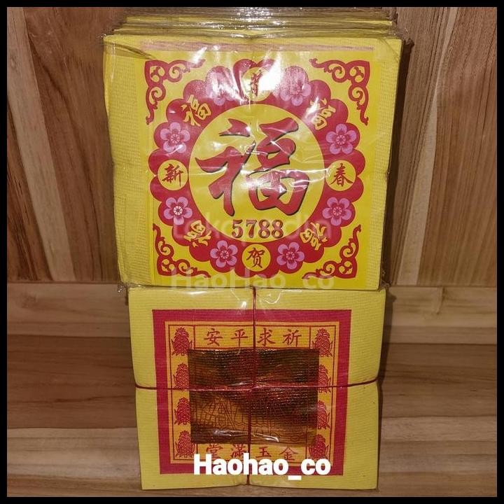 

Terlaris Kertas Sembahyang Bungkus Plastik Hok 5788 Mok Besar (Seikat) Good Quality