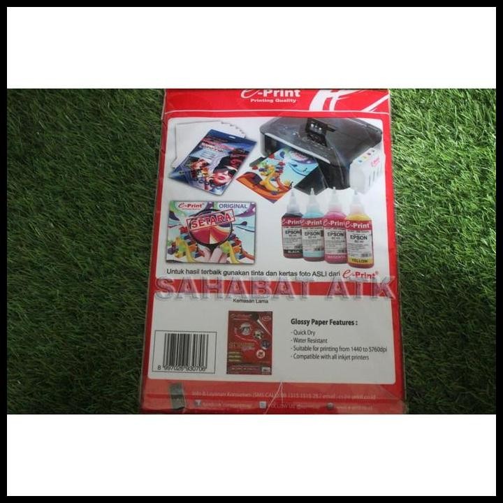 

Terlaris Eprint Glossy Sticker Paper / Kertas Glossy Sticker Murah / A4 135 Gsm Good Quality