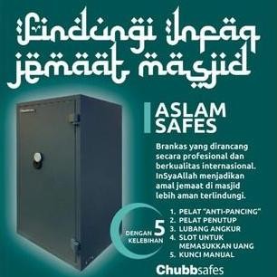 Diskon Brankas Chubb Safes || Aslam Safes (Lubang Infaq)