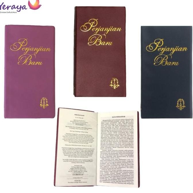 populer] Alkitab Katolik Perjanjian Baru PB -LBI TB 2 Buku Rohani Kitab Suci Katolik