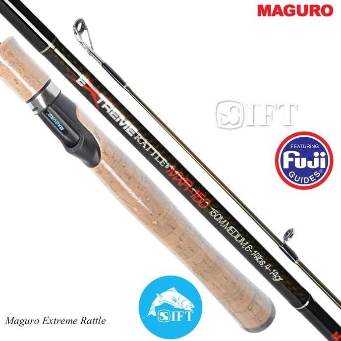 

Terlaris Joran Maguro Extreme Rattle 150 165 180 Cm Fuji Spinning Ift Store