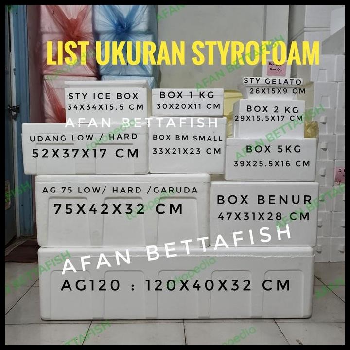 

Terlaris Styrofoam Box Mobil / Sterefoam Box Ukuran 52 X 37 X43.5 Cm Good Quality