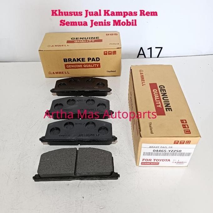 . Kampas rem depan All New Corolla / Brake pad All New Corolla