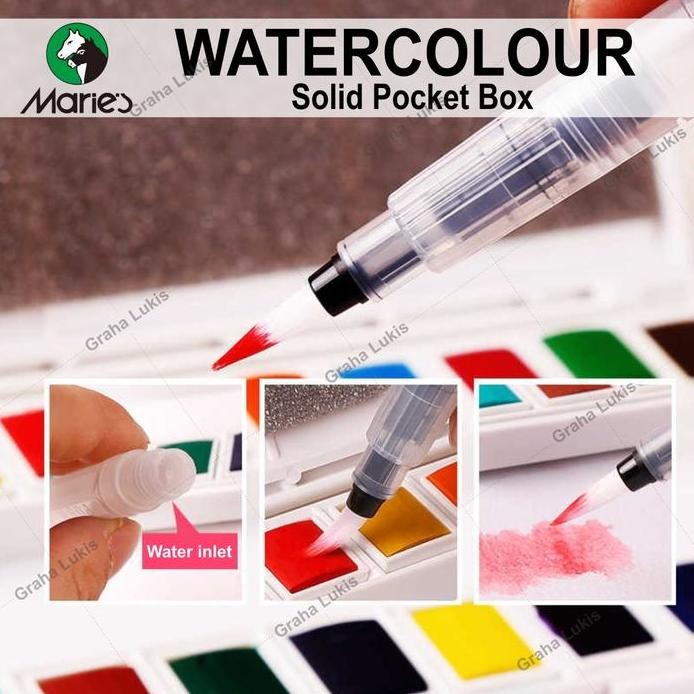 

ready !!! Maries Watercolor 18 Pocket Box